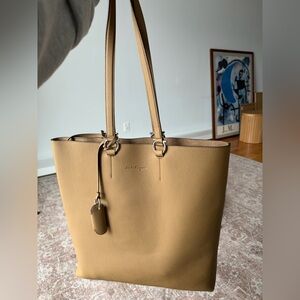 Salvatore Ferragamo Tan Leather Tote
